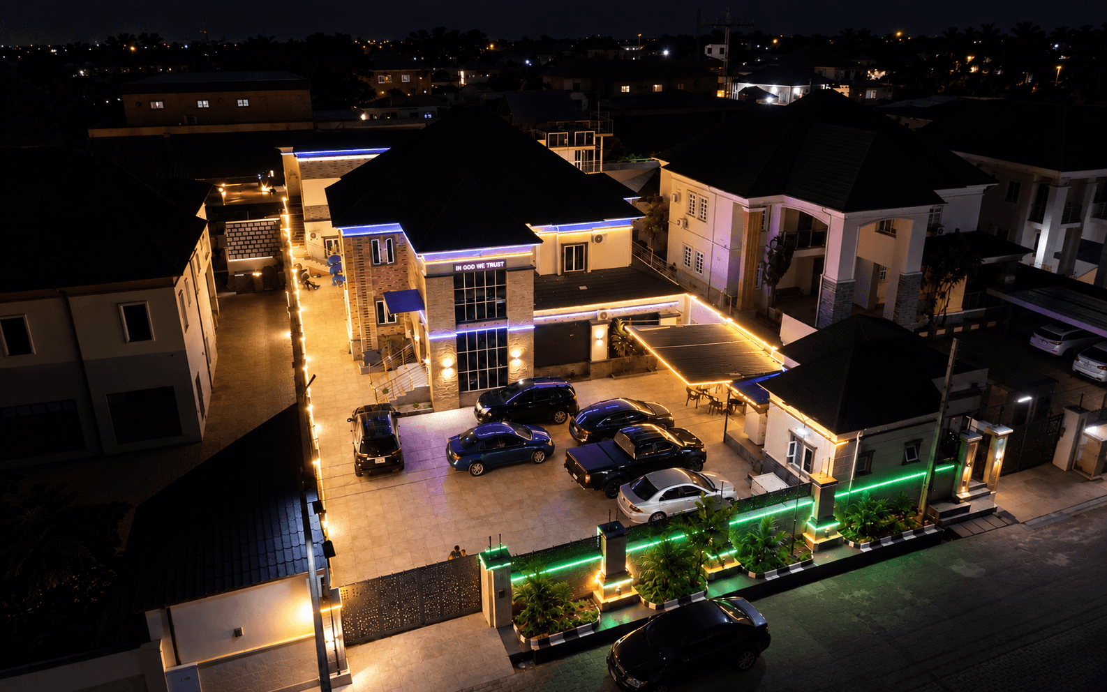 Luxury penthouse terrace